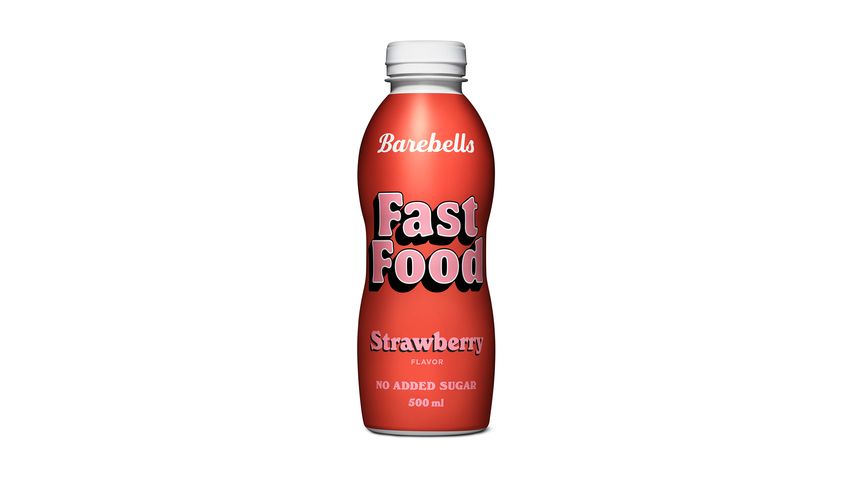 Barebells Fast Food Strawberry 500ml