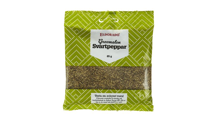 Eldorado Svartpeppar Grovmalen 65g 