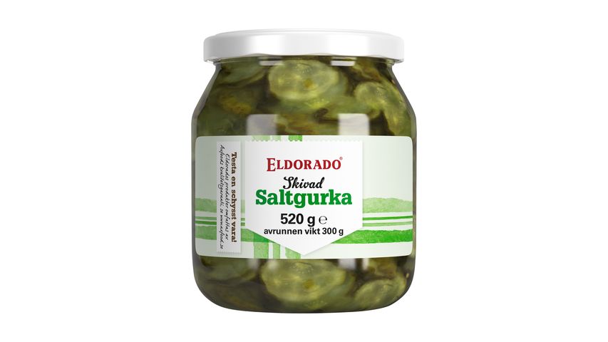 Eldorado Saltgurka Skivad 300g