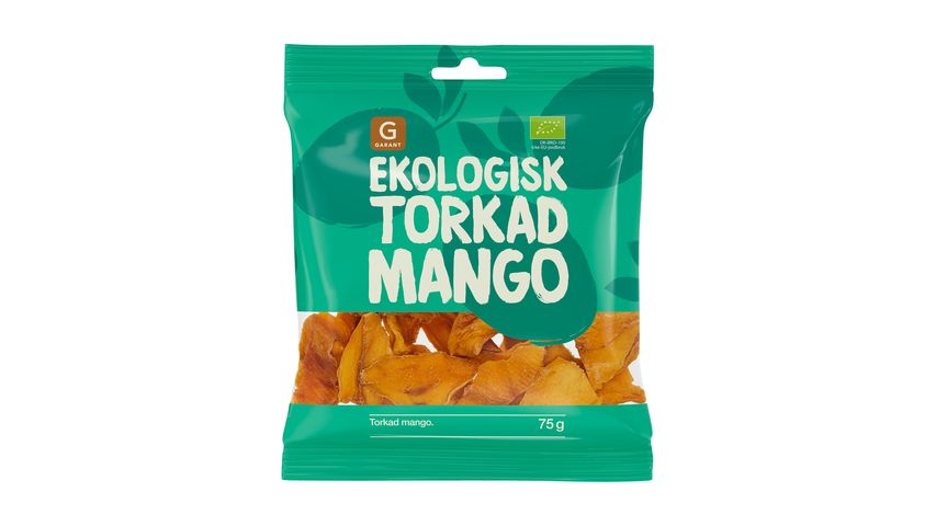 Garant Ekologiska Ekologisk Torkad Mango 75g