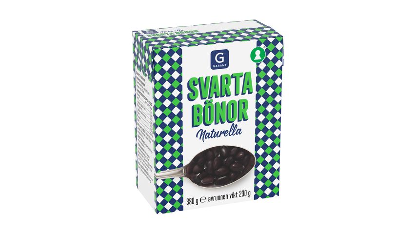 Garant Svarta Bönor 230g