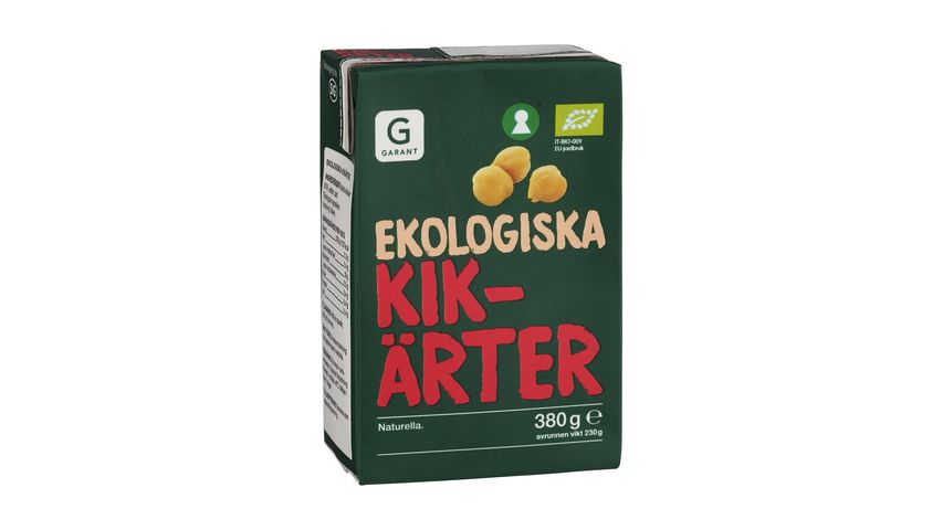 Garant Eko Kikärtor Ekologiska 500g 