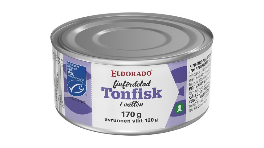 Eldorado Tonfisk Vatten Finfördelad 170g 