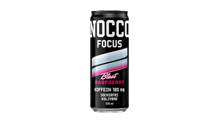 Nocco Energy Drink Focus Raspberry Blast 330ml