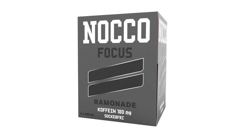 Nocco Energy Drink Focus Ramonade 33cl 4-p