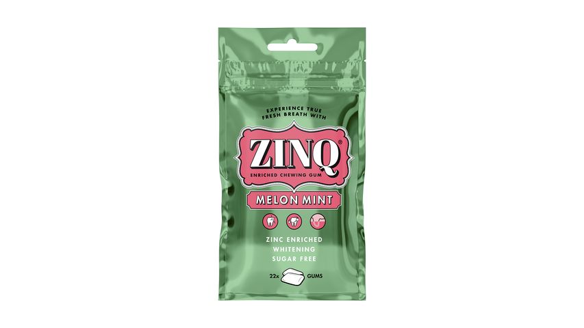 Zinq Melon Mint Chewing Gum 31.5g