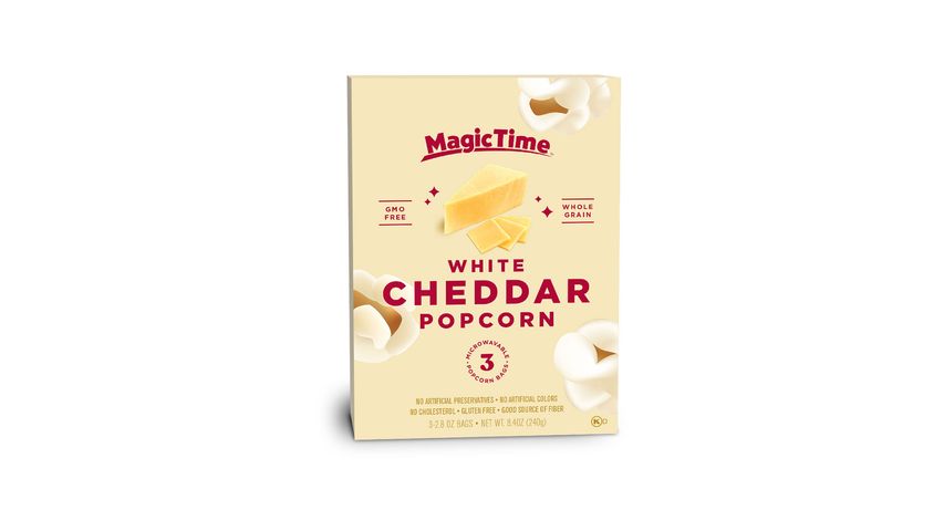 Magic Time Popcorn White Cheddar 240g