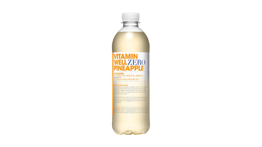 Vitamin Well Zero Pineapple 50cl