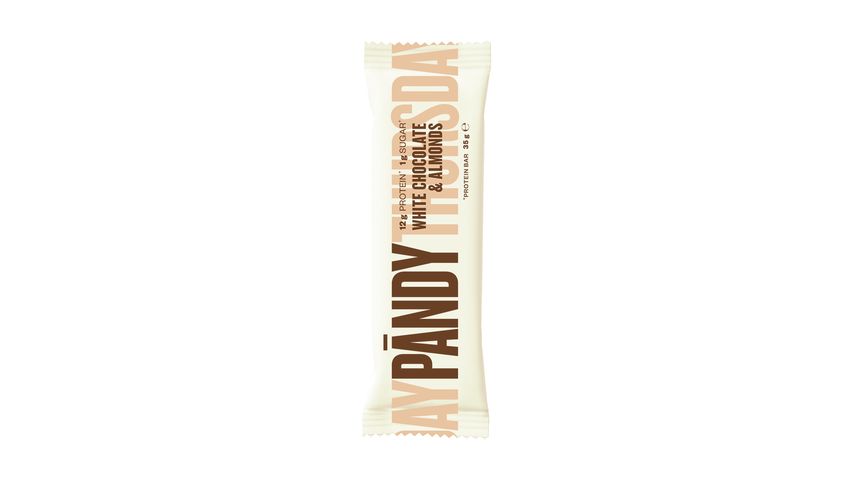 Pändy Protein Bar White Choc & Almonds 35g