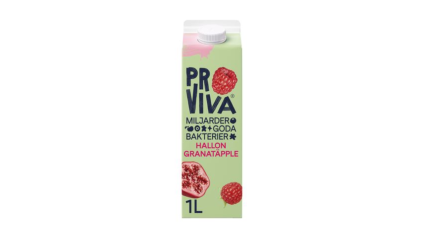 Proviva Raspberry Pomegranate Fruit Drink 1L