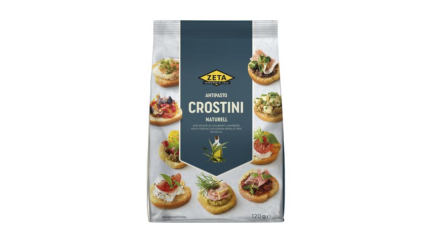 Zeta Crostini Naturell 120g