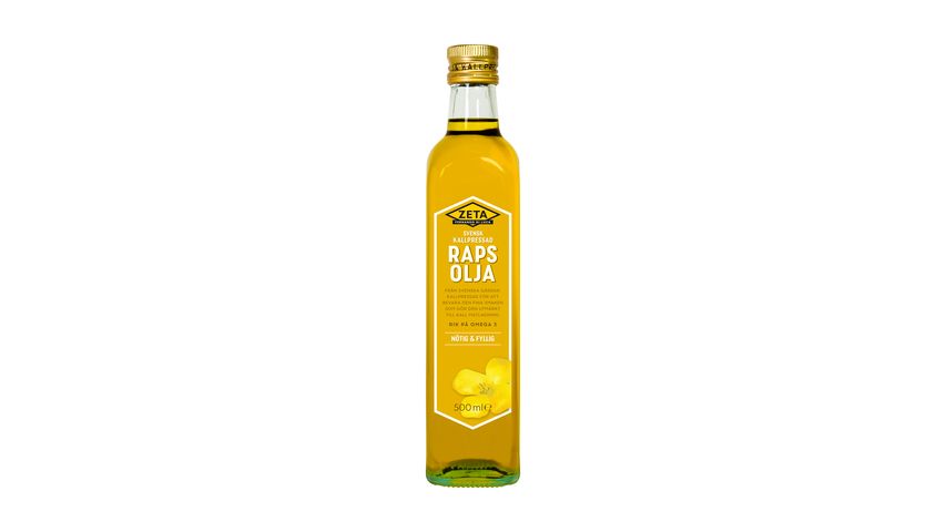 Zeta Rapeseed Oil Cold Pressed Nutty 0.5l