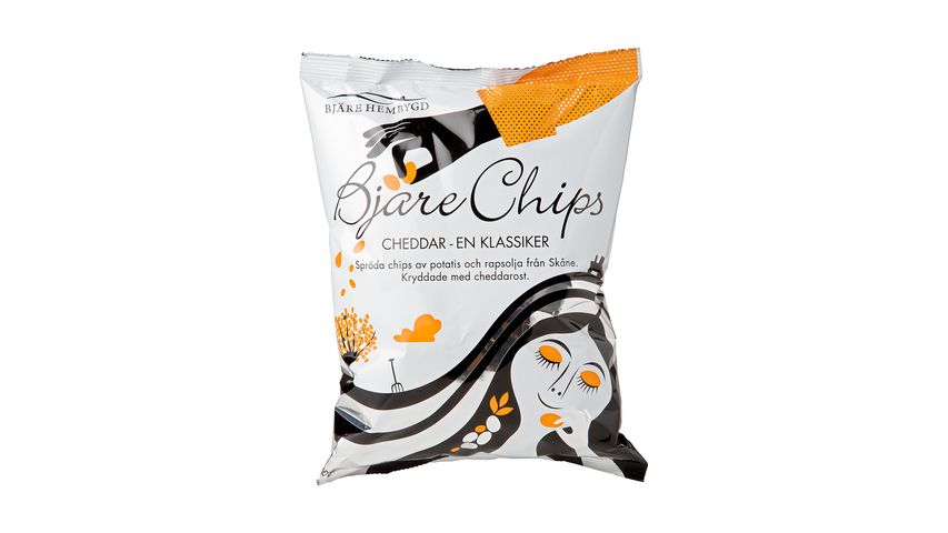 Bjärechips Cheddar Chips 200g