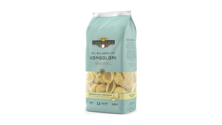 Zeta Vongoloni Med Ägg 400G 