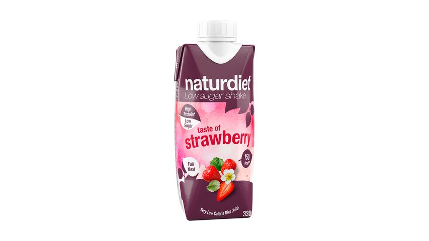 Naturdiet Shake Ready To Drink Strawberry 330ml