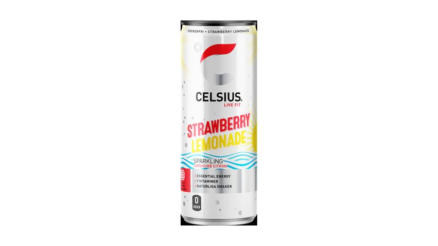 Celsius Energy Drink Strawberry Lemonade 355ml