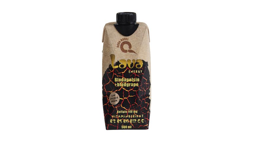 Aqua Nobel Lava Blodapelsin Blodgrape Energivatten 500ml 