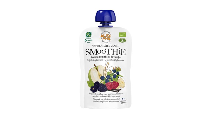 Alex&Phil Smoothie Blueberry and Vanilla 100g