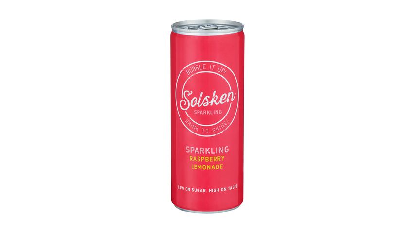 Solsken Sparkling Raspberry Lemonade 250ml 