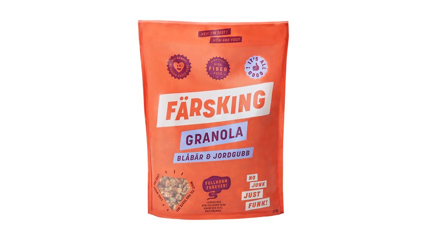 Färsking Färsking Granola Blåbär Jordgubb 357g