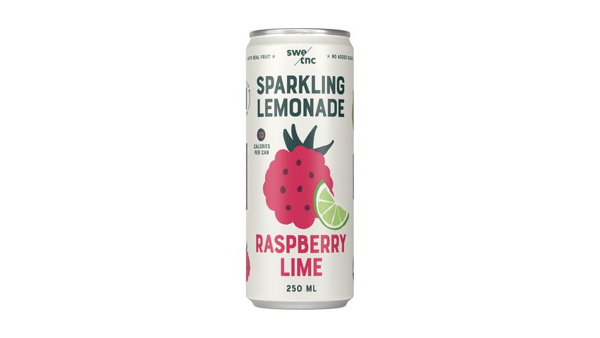 Swedish Tonic Sparkling Lemonade Raspberry Lime Läsk 250ml