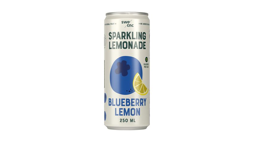 Swedish Tonic Sparkling Lemonade Blueberry Lemon Soda 250ml