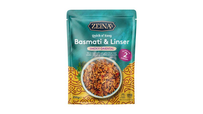 Zeinas Basmati/Linser Smoky Quick N' Easy 250g