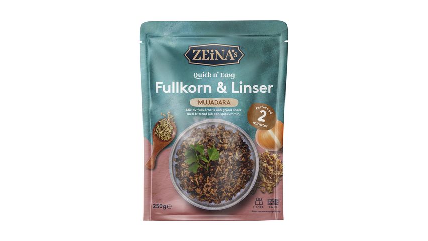 Zeinas Fullkorn & Linser Quick N' Easy 250g