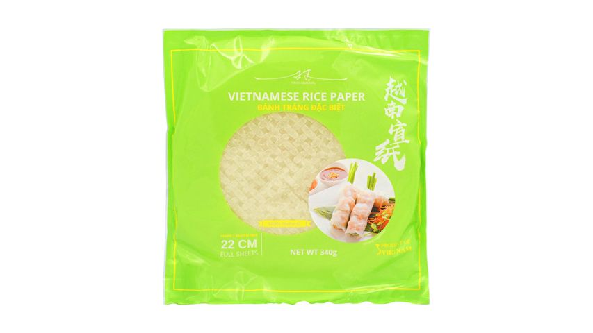 Twin Dragon Rice Paper 22Cm Consumer 340g