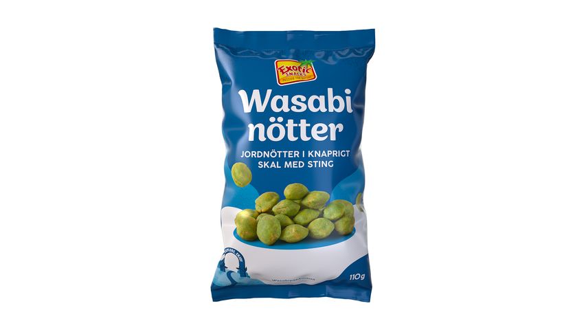 Exotic Snacks Wasabinuts 110g