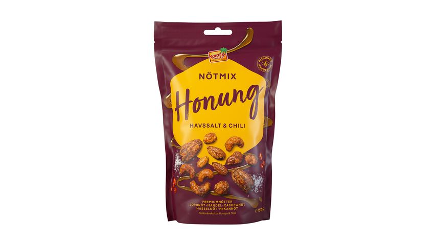 Exotic Snacks Nötmix Honung & Chili 150g