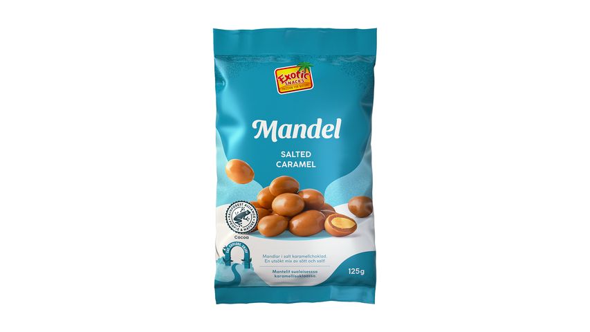 Exotic Snacks Mandlar Salted Caramel 125g