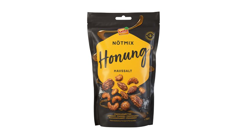 Exotic Snacks Nötmix Honung & Havssalt 150g