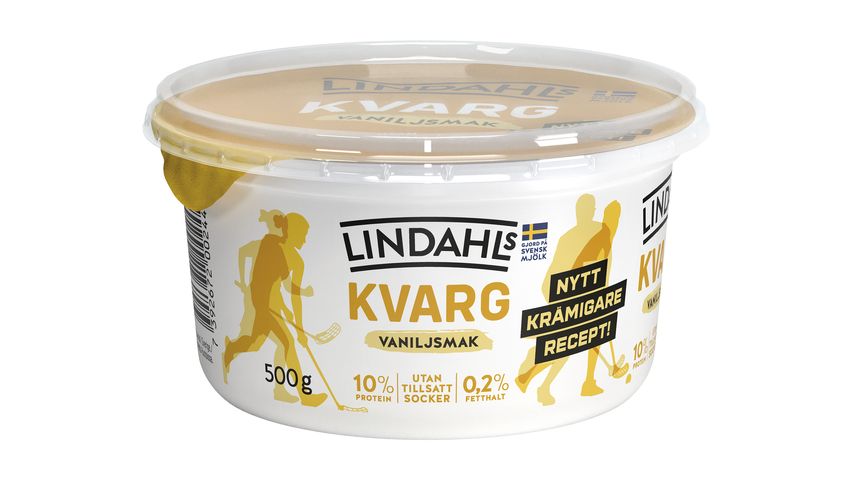 Lindahls Vaniljsmak Kvarg 0,2% 500g 