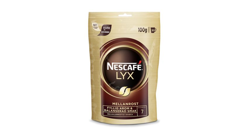 Nescafé Snabbkaffe Lyx Mellanrost 100g 