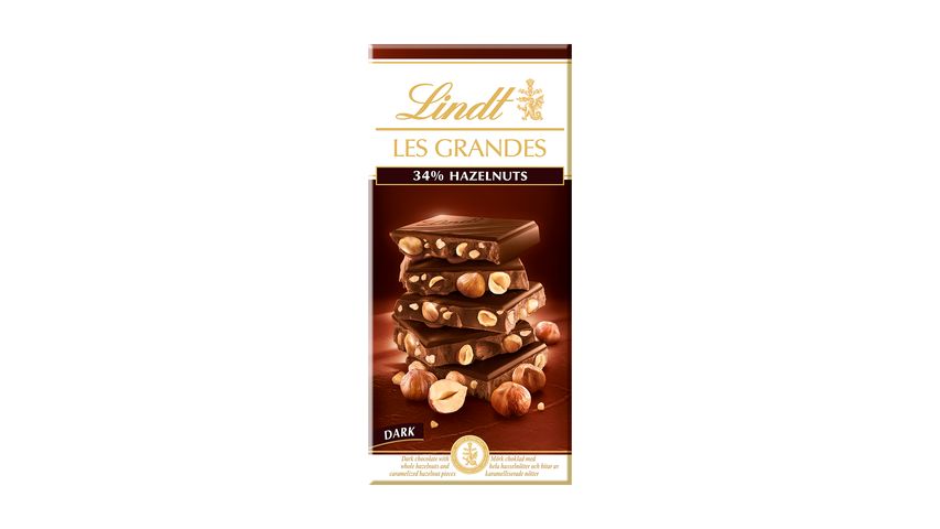 Lindt Les Grandes Dark Hazelnut 150g