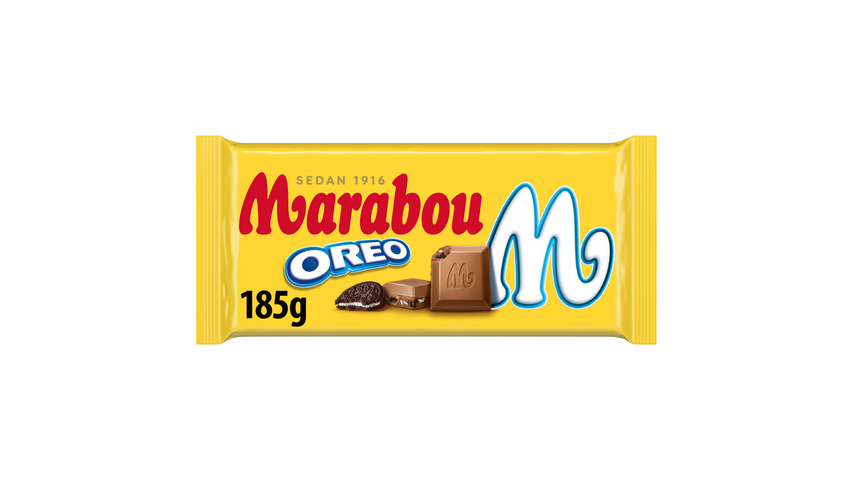 Marabou Milk Chocolate With Oreo 185G 185g 