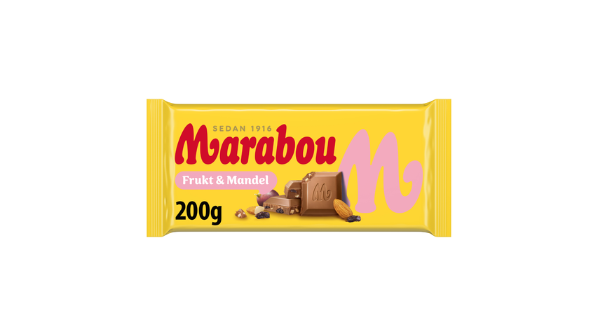 Marabou Frukt & Mandel 200G 200g 