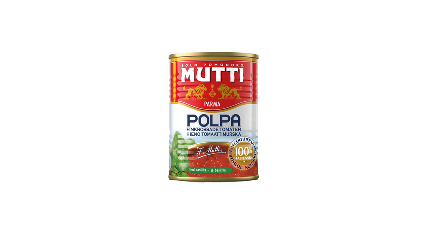 Mutti Finely Crushed Tomatoes w/ Basil | 400g