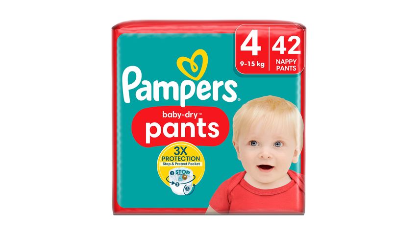 Pampers Babydry S4 9-15Kg 42st 