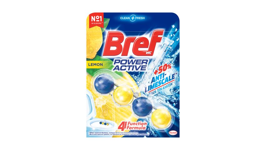 Wc Bref Power Active Lemon 50g