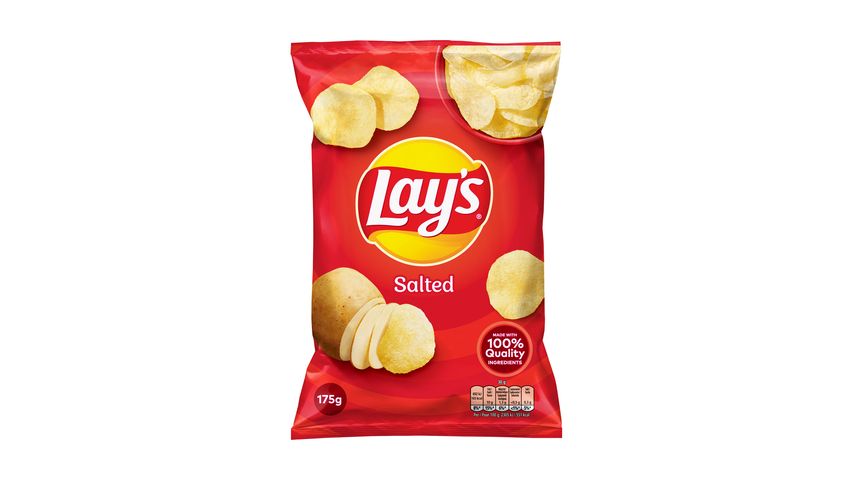 Lay's Saltade Potatischips 175g