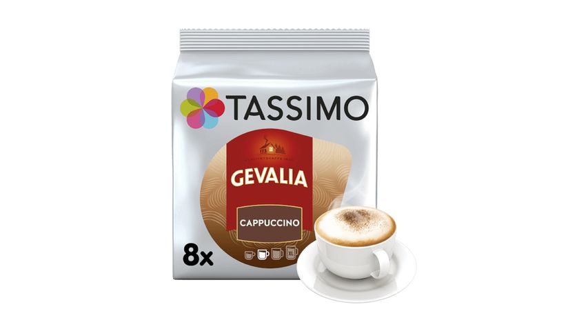 Tassimo Cappuccino Gevalia Coffee Capsules 8-p