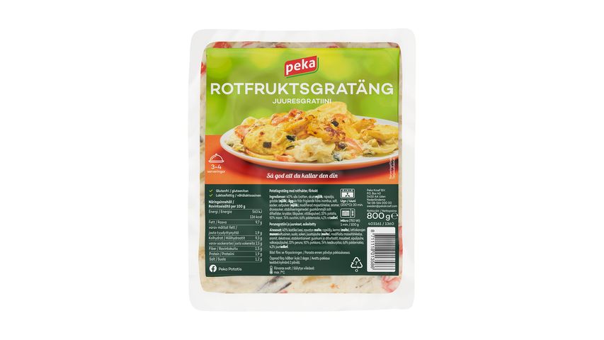 Peka Rotfruktsgratäng 800g