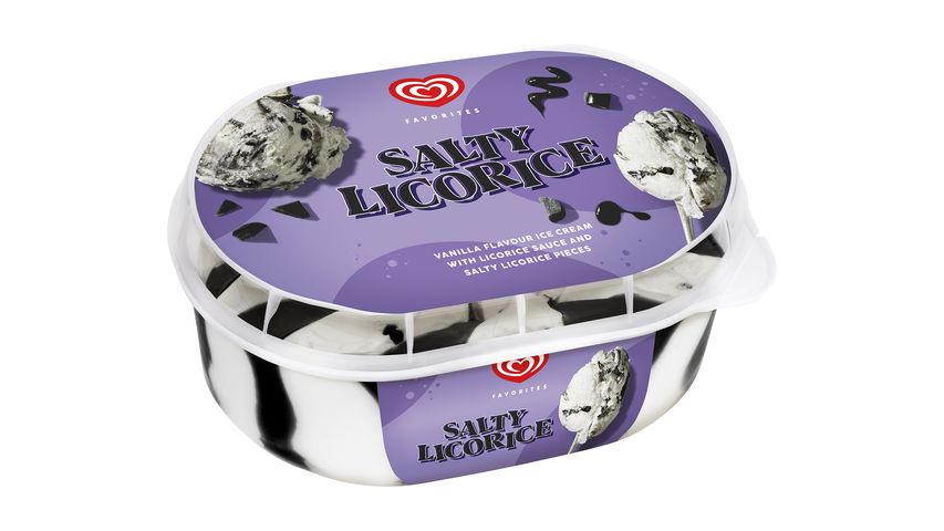 Gb Favorites Ice Cream Salty Licorice 825ml 