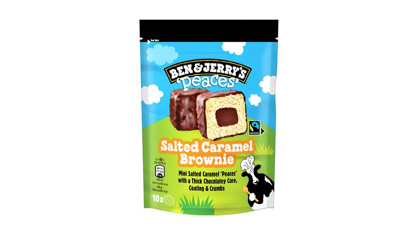 Ben&jerry's Salted Caramel Brownie Peaces Glass Fp 160ml