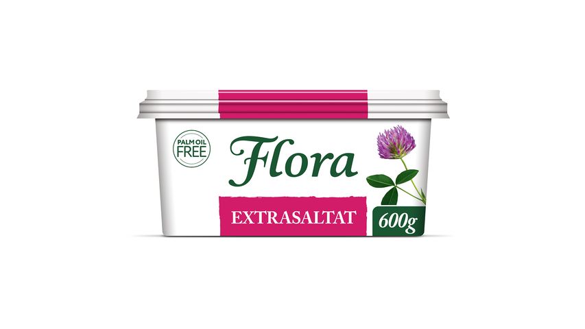 Flora Margarin Växtbaserat Extrasaltat 600g