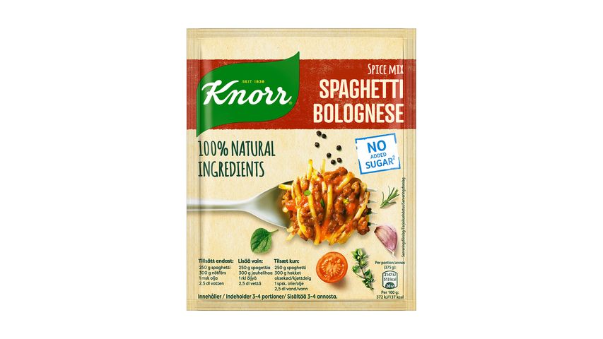 Knorr Foodmix Bolognese 38g delivery from foodora market Västerort in