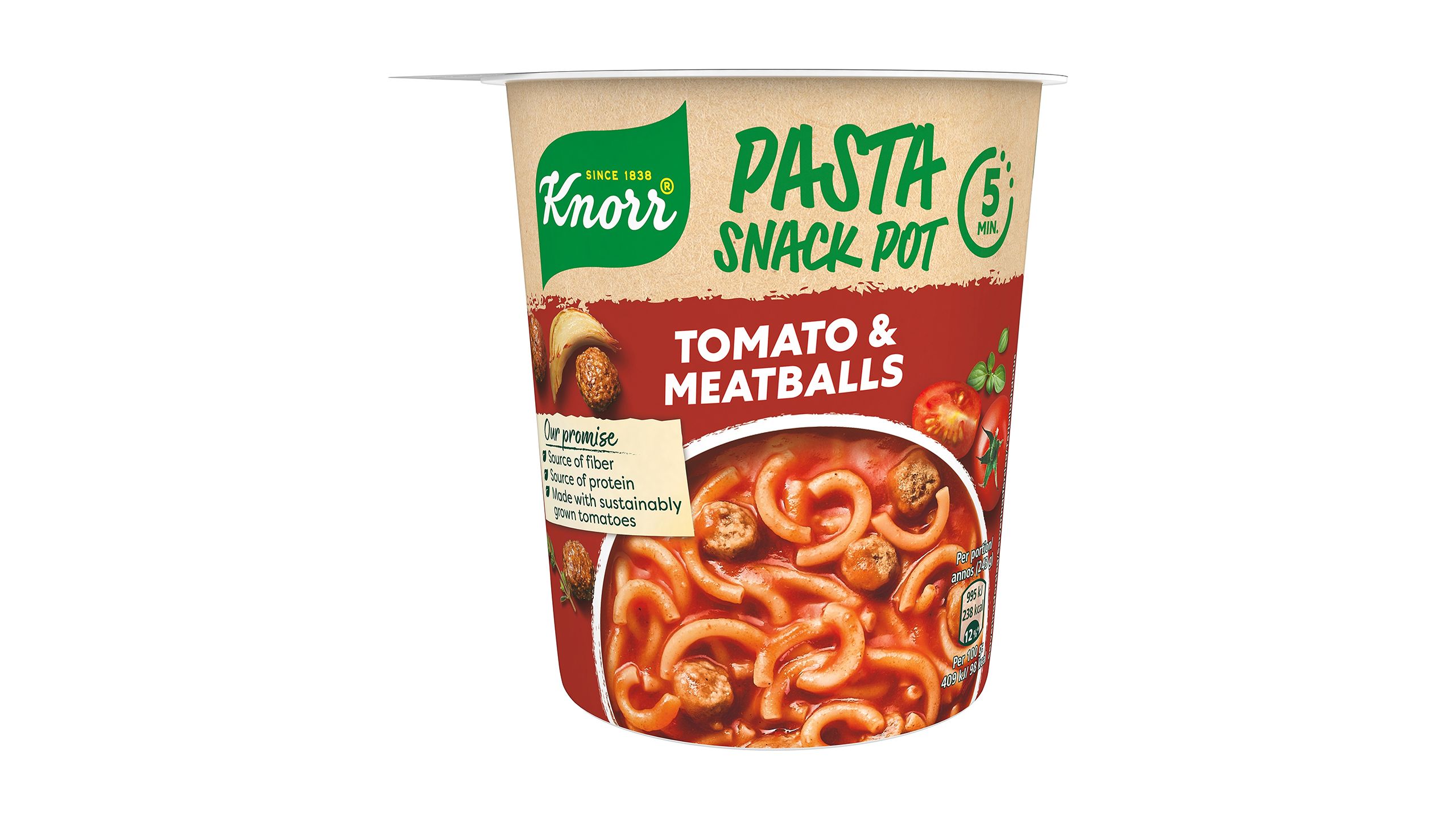 Knorr Snack Pot Tomato & Meatballs | 63g delivery from foodora market  Iladalen in