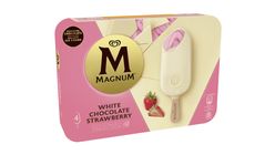 Magnum Ice Cream Strawberry White Chocolate 4-pack